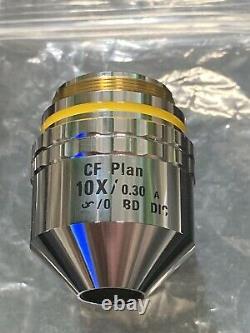 Nikon Microscope Objective CF Plan 10x / 0.30 A /0 BD DIC