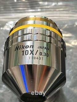 Nikon Microscope Objective CF Plan 10x / 0.30 A /0 BD DIC