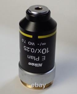 Nikon Microscope Objective CFI E Plan 10x
