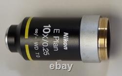 Nikon Microscope Objective CFI E Plan 10x