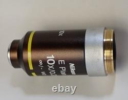 Nikon Microscope Objective CFI E Plan 10x