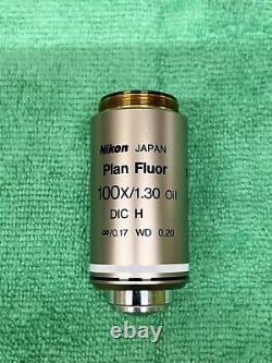 Nikon Microscope Objective CFI Plan Fluor 100x 1.30 Oil