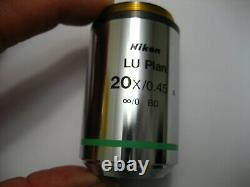 Nikon Microscope Objective LU Plan 20x/ 0.45 BD WD 4.5