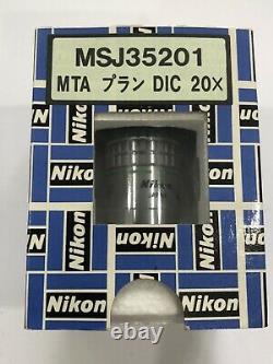 Nikon Microscope Objective Lens CF Plan Achromat DIC 20x for Finite systems
