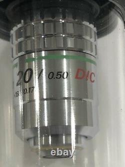 Nikon Microscope Objective Lens CF Plan Achromat DIC 20x for Finite systems