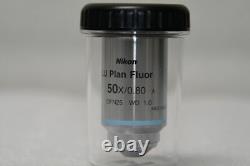 Nikon Microscope Objective Lens, LU Plan Flour 50x/0.80 A /0 EPI OFN25 WD1.0