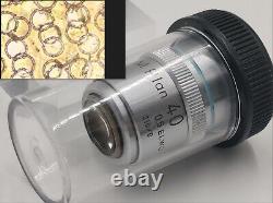 Nikon Microscope Objective Lens M Plan 40 0.5 ELWD 210/0 RMS withcustodia 27465