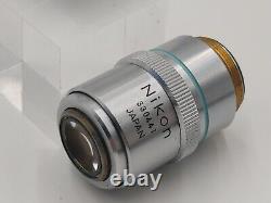 Nikon Microscope Objective Lens M Plan 40 0.5 ELWD 210/0 RMS withcustodia 27465