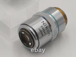 Nikon Microscope Objective Lens M Plan 40 0.5 ELWD 210/0 RMS withcustodia 27465