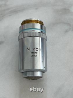 Nikon Microscope Objective Lens Plan 40x 0.65 160/0.17 Japan