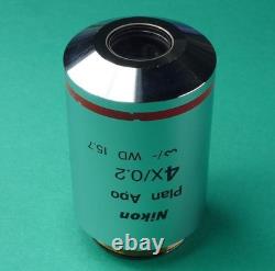 Nikon Microscope Objective Lens Plan Apo 4x/0.2