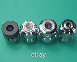 Nikon Microscope Objective Lens Set 4pcs Plan 4x 10x 20x 40x Phase Contrast ELWD