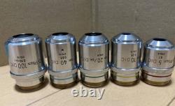 Nikon Microscope Objective Lenses BD Plan DIC Objective Lens Set