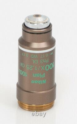 Nikon Microscope Objective Plan 100x/1.25 Oil Ph3 DL