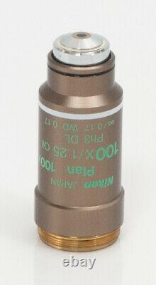 Nikon Microscope Objective Plan 100x/1.25 Oil Ph3 DL
