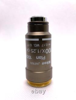 Nikon Microscope Objective Plan 100x/1.25 Oil WD 0.17 Infinity/0.17