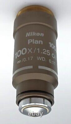 Nikon Microscope Objective Plan 100x Oil for Eclipse Series 100x/1.25? /0.17