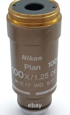 Nikon Microscope Objective Plan 100x Oil for Eclipse Series 100x/1.25? /0.17