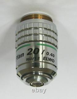 Nikon Microscope Objective Plan 20/0.40 ELWD RMS Thread