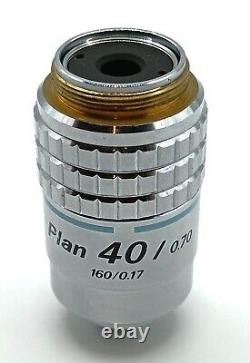 Nikon Microscope Objective Plan 40x/0.70 160/0.17 Excellent Optics