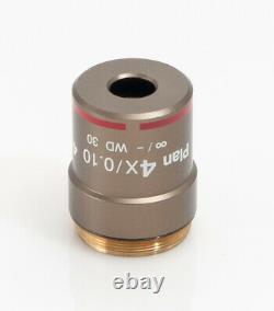 Nikon Microscope Objective Plan 4x/0.10 WD 30