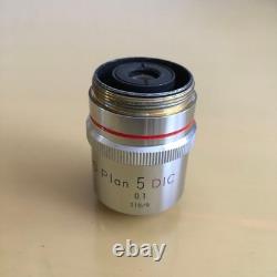 Nikon Microscope Objective Plan 5 DIC 0.10 210/0