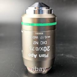 Nikon Microscope Objective Plan Apo 20x/0.75 DIC N2? /0.17 WD 1.0