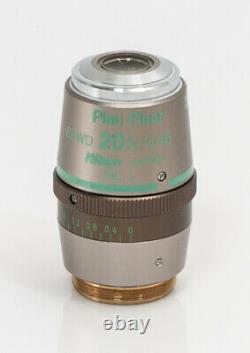 Nikon Microscope Objective Plan Fluor ELWD 20x/0.45 Ph1 DM DIC L