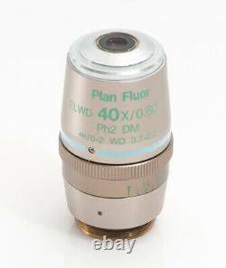 Nikon Microscope Objective Plan Fluor ELWD 40x/0.60 Ph2 DM DIC M