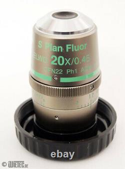 Nikon Microscope Objective S Plan Fluor ELWD 20x/0.45 ph1 mrh48230