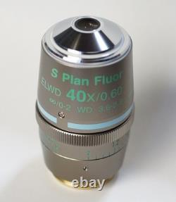 Nikon Microscope Objective S Plan Fluor ELWD 40x/0.60 OFN22 Ph2 ADM? /0-2 WD 3.6