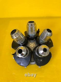Nikon Microscope Objective Set Of Lens SOLD AS-IS