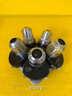 Nikon Microscope Objective Set Of Lens SOLD AS-IS