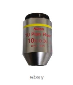 Nikon Microscope Objective TU Plan Fluor 10x/0.30
