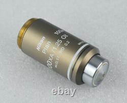 Nikon Microscope Plan 100x Objective Lens M25 CFI Infinity Eclipse 50i E400 E200