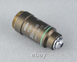 Nikon Microscope Plan 20x Objective Lens M25 CFI Infinity Eclipse 50i E400 E200