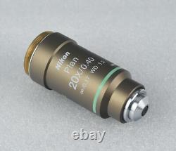 Nikon Microscope Plan 20x Objective Lens M25 CFI Infinity Eclipse 50i E400 E200