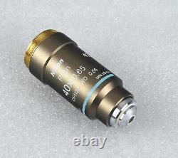 Nikon Microscope Plan 40x Objective Lens M25 CFI Infinity Eclipse for 50i, E400