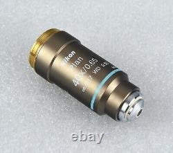 Nikon Microscope Plan 40x Objective Lens M25 CFI Infinity Eclipse for 50i, E400