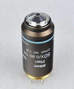 Nikon Microscope Plan 50x Oil Objective Lens M25 CFI Infinity Eclipse