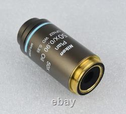 Nikon Microscope Plan 50x Oil Objective Lens M25 CFI Infinity Eclipse