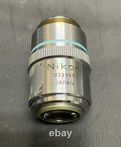 Nikon Microscope objective lens M Plan 40x 0.5 ELWD 210/0used japan