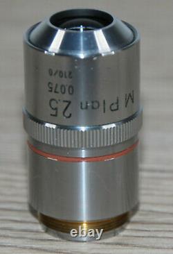 Nikon Mikroskop Microscope Objektiv M Plan 2,5/0,075 (endlich Optik)