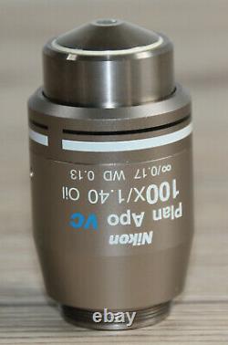 Nikon Mikroskop Microscope Objektiv Plan Apo VC 100x/1,40 Oil DIC N2 (WD 0.13)