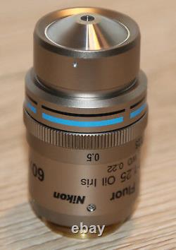 Nikon Mikroskop Microscope Objektiv Plan Fluor 60x/0,50-1,25 Oil Iris DIC N2