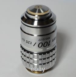 Nikon NCF Plan 100 Oil Microscope Objective Lens Used Japan
