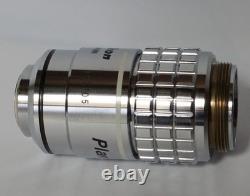 Nikon NCF Plan 100 Oil Microscope Objective Lens Used Japan