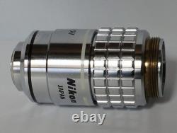 Nikon NCF Plan 100 Oil Microscope Objective Lens Used Japan