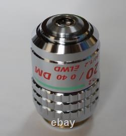 Nikon NCF Plan 20 ELWD DM Ph2 Phase Contrast Inverted Microscope Objective Japan