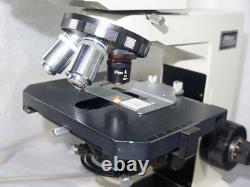 Nikon OPTIPHOT Microscope Plan Objective x4 Lenses Tested Viewable Minor Issue